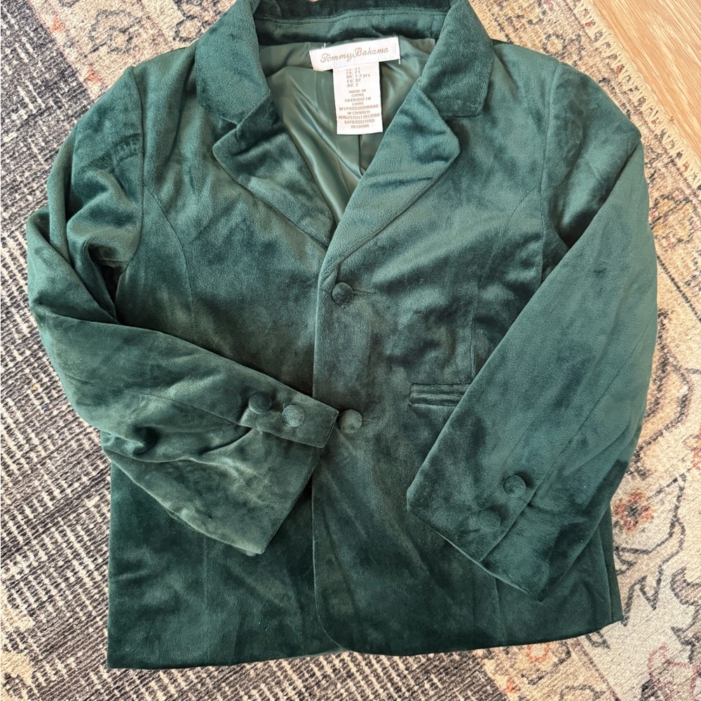 Tommy Bahama Forest Green Velvet Jacket